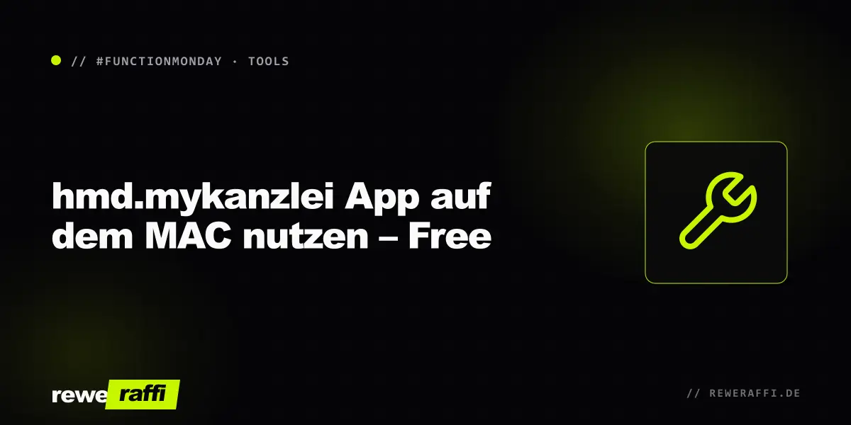 hmd.mykanzlei App auf dem MAC nutzen – Free