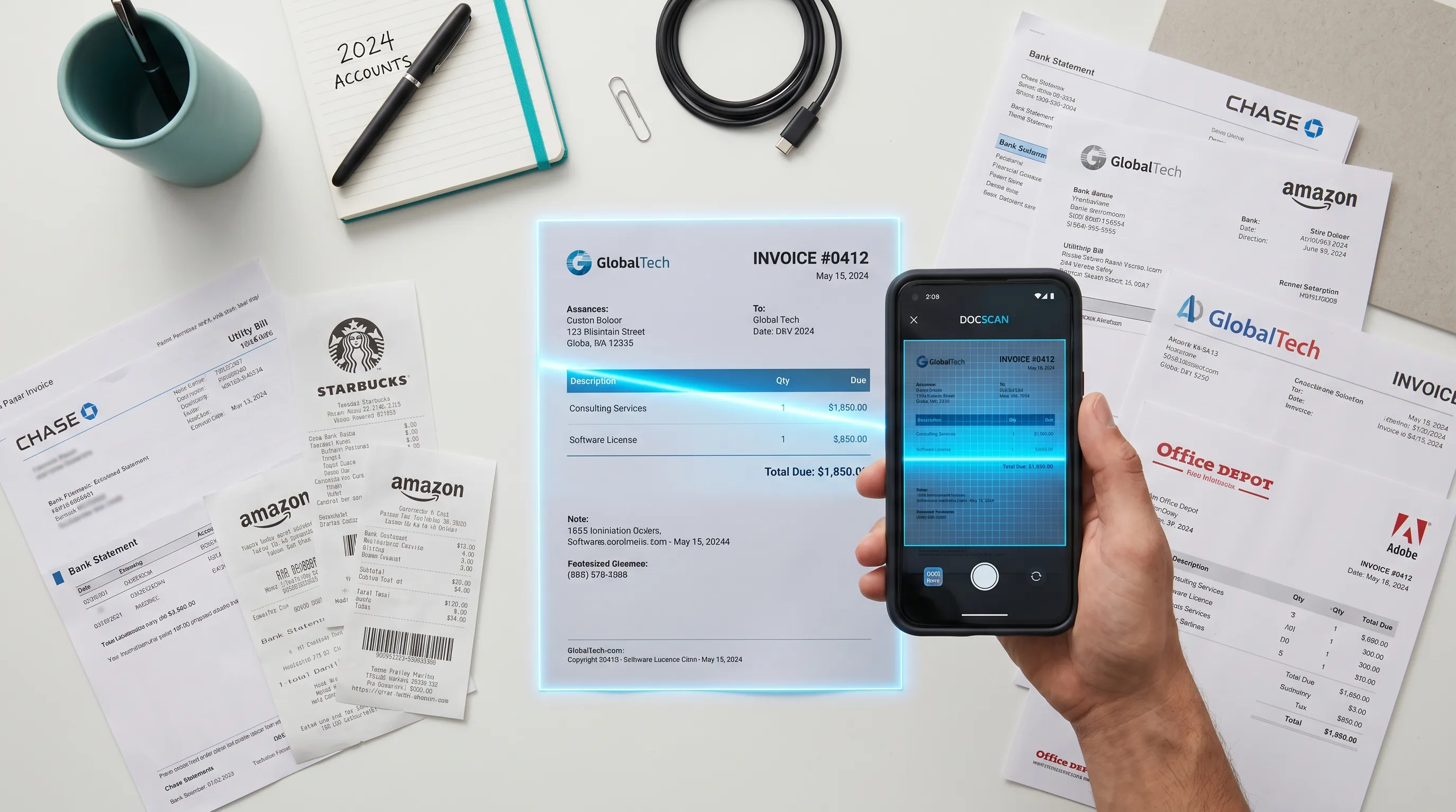 Belege scannen mit Smartphone – OCR und digitale Belegerfassung