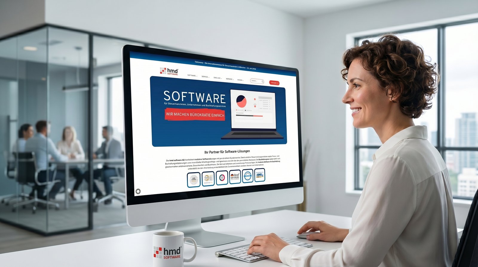 Die neue Homepage der hmd-software AG