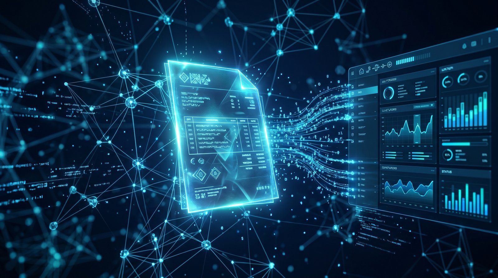 Digitale Rechnung mit KI-Datenextraktion &mdash; automatisierte Belegverarbeitung