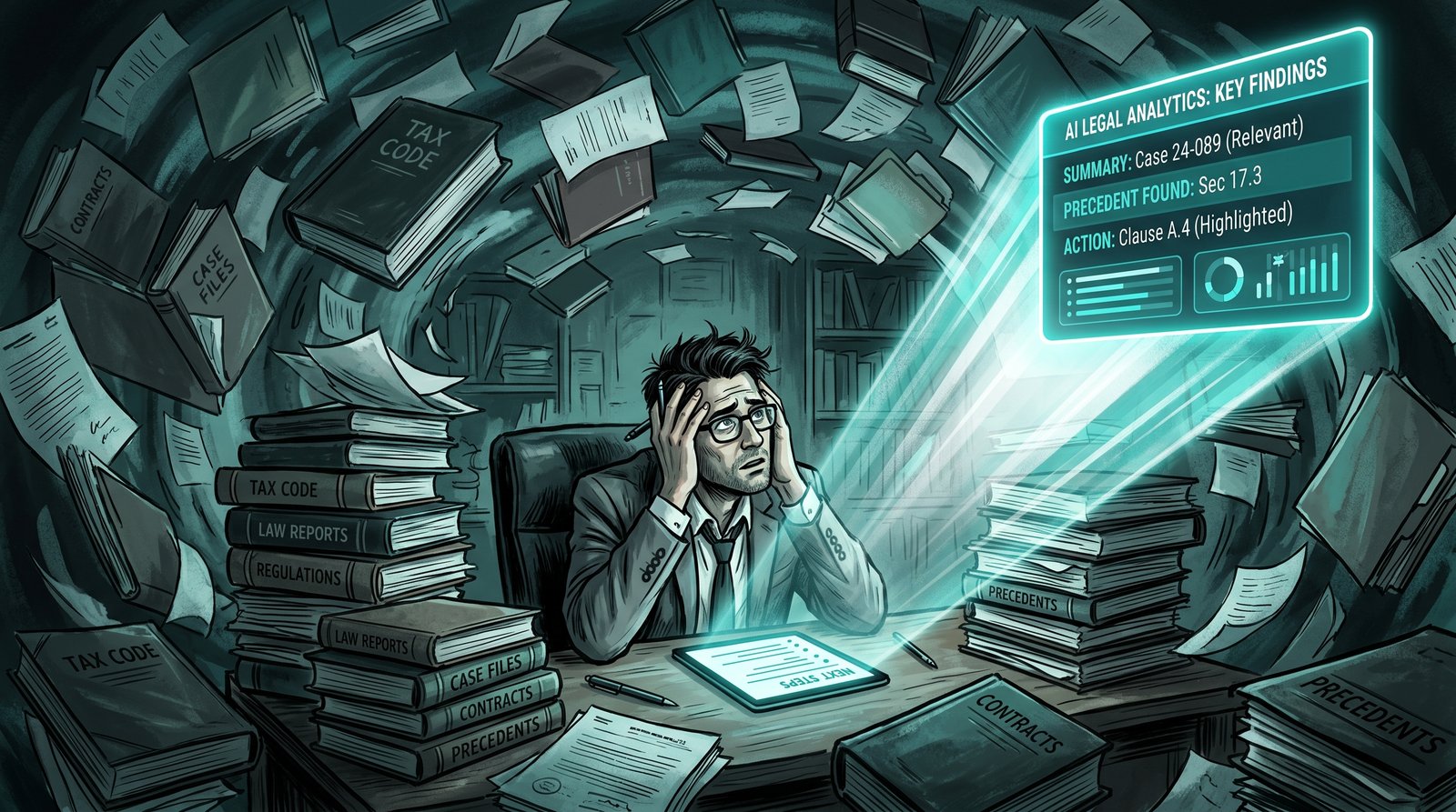 Steuerberater zwischen Informationsflut und KI-Assistenz &mdash; der Wandel in der Recherche