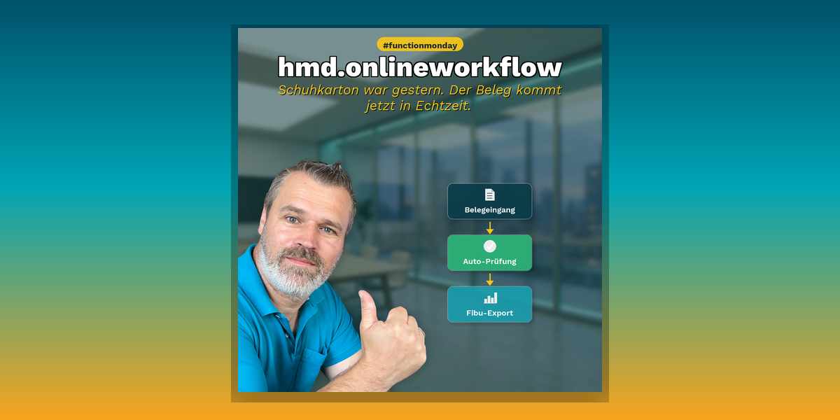hmd.onlineworkflow – Digitaler Workflow für Eingangsrechnungen